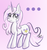 Size: 670x720 | Tagged: safe, artist:blup-chan, fleur-de-lis, pony, g4, ..., female, gradient background, solo