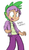 Size: 398x694 | Tagged: safe, artist:girgrunny, edit, spike, human, g4, my little pony: friendship is magic, secret of my excess, cropped, greed spike, happy, human spike, humanized, male, simple background, smiling, solo, spike want, teenage spike, white background