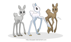 Size: 2372x1420 | Tagged: safe, artist:almairis, girabbit, rabbit, g4, the return of harmony, animal, simple background, transparent background, trio