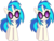 Size: 7000x5355 | Tagged: safe, artist:ambassad0r, dj pon-3, vinyl scratch, pony, unicorn, g4, absurd resolution, female, hooves, horn, looking at you, mare, simple background, smiling, solo, sunglasses, teeth, transparent background, vector