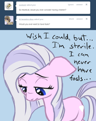 Size: 500x633 | Tagged: safe, artist:arrkhal, oc, oc only, oc:heartcall, earth pony, pony, ask, infertility, sad, tumblr