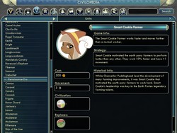 Size: 1024x768 | Tagged: safe, smart cookie, g4, civilization, civilization v, mod