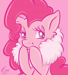 Size: 1000x1100 | Tagged: safe, artist:ruunicorn, pinkie pie, earth pony, pony, g4, bedroom eyes, female, simple background, solo