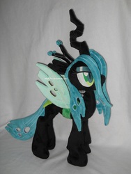 Size: 1224x1632 | Tagged: safe, artist:calusariac, queen chrysalis, g4, irl, photo, plushie, solo