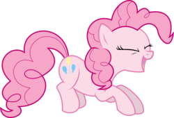 Size: 4232x2881 | Tagged: safe, artist:lktronikamui, pinkie pie, earth pony, pony, g4, female, simple background, solo, transparent background, vector