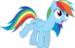 Size: 4593x2927 | Tagged: safe, artist:lktronikamui, rainbow dash, g4, simple background, transparent background, vector