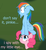 Size: 414x446 | Tagged: safe, edit, edited screencap, screencap, pinkie pie, rainbow dash, g4, griffon the brush off, my little pony: friendship is magic, faic, smiling