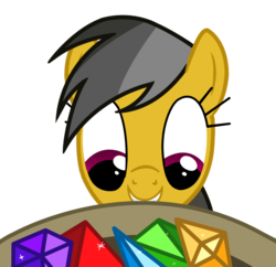 Size: 1350x1308 | Tagged: safe, artist:drumblastingquilava, daring do, g4, gem, simple background, transparent background, vector