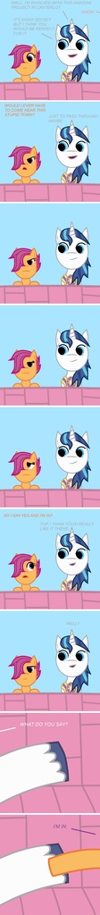 #244898 - safe, scootaloo, shining armor, g4, cyborg 009, hearts and ...