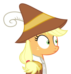 Size: 3331x3463 | Tagged: safe, artist:puetsua, applejack, smart cookie, g4, simple background, transparent background, vector