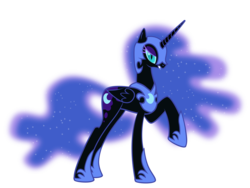 Size: 4000x3000 | Tagged: safe, artist:puetsua, nightmare moon, g4, simple background, transparent background, vector