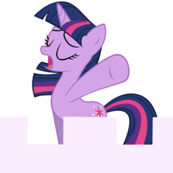 Size: 3200x3200 | Tagged: safe, artist:puetsua, twilight sparkle, pony, unicorn, g4, female, simple background, solo, transparent background, unicorn twilight, vector