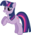 Size: 973x1080 | Tagged: safe, artist:puetsua, twilight sparkle, pony, unicorn, g4, female, raised hoof, simple background, solo, transparent background, unicorn twilight, vector