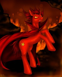 Size: 800x1000 | Tagged: safe, artist:nefyfeiri, marvel, mephisto, ponified