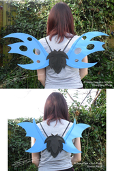 Size: 570x854 | Tagged: safe, artist:fishpishstudios, human, cosplay, irl, irl human, photo, wings