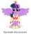 Size: 1000x1100 | Tagged: safe, twilight sparkle, alicorn, pony, g4, magical mystery cure, discussion, simple background, solo, text, transparent background, twilight sparkle (alicorn)