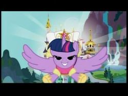 Size: 720x540 | Tagged: safe, screencap, twilight sparkle, alicorn, pony, g4, magical mystery cure, lidded eyes, twilight sparkle (alicorn)