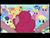 Size: 720x540 | Tagged: safe, screencap, bon bon, caramel, cloud kicker, daisy, dizzy twister, flower wishes, linky, minuette, orange swirl, pinkie pie, rainbowshine, sassaflash, shoeshine, sweetie drops, g4, magical mystery cure, my little pony: friendship is magic