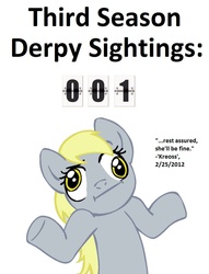 Size: 872x1139 | Tagged: safe, derpy hooves, pegasus, pony, g4, derpygate, female, hilarious in hindsight, hilarious in hindsight in the comments, mare, solo