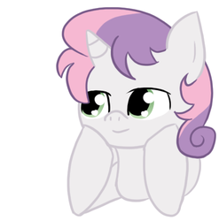 Size: 465x470 | Tagged: safe, artist:lilliesinthegarden, sweetie belle, g4, rule 63, silver bell