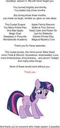 Size: 755x1596 | Tagged: safe, twilight sparkle, pony, unicorn, g4, season 3, eulogy, female, mare, simple background, solo, text, unicorn twilight, white background