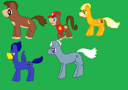 Size: 1118x788 | Tagged: safe, artist:askrongotheearthpony, earth pony, pegasus, pony, crossover, diddy kong, donkey kong, donkey kong country, falco lombardi, fox mccloud, ms paint, ponified, star fox, super smash bros., super smash bros. brawl, tumblr, wolf o'donnell