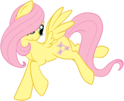 Size: 393x321 | Tagged: safe, artist:lulubell, fluttershy, g4, simple background, transparent background