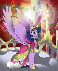 Size: 2564x3156 | Tagged: safe, artist:v-d-k, twilight sparkle, alicorn, pony, g4, female, mare, twilight sparkle (alicorn)