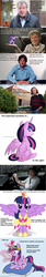 Size: 640x3852 | Tagged: safe, twilight sparkle, alicorn, pony, unicorn, g4, magical mystery cure, alicorn drama, top gear, twilight sparkle (alicorn), unicorn twilight