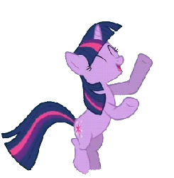Size: 290x295 | Tagged: safe, twilight sparkle, pony, unicorn, g4, magical mystery cure, animated, bipedal, cute, dancing, eyes closed, female, flamenco, happy, mare, open mouth, simple background, solo, transparent background, twiabetes, unicorn twilight