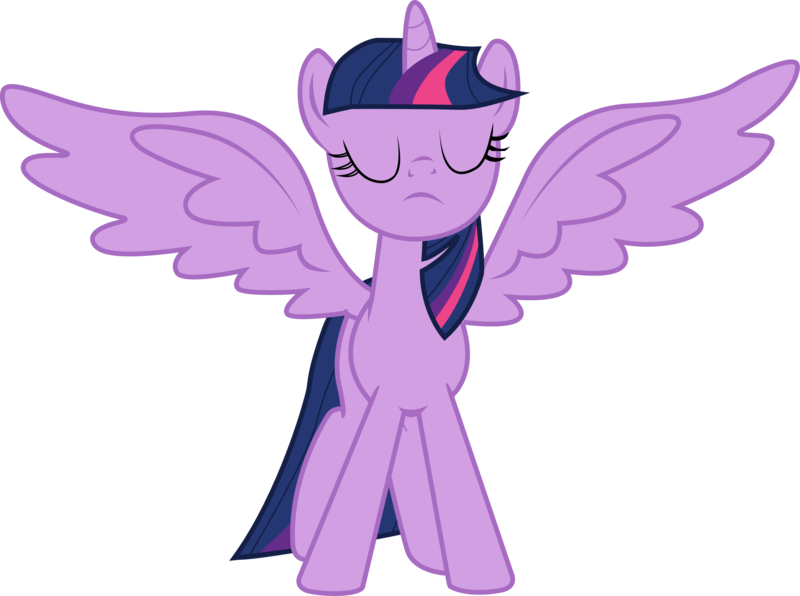 alicorn twilight vector