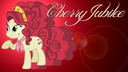 Size: 2560x1440 | Tagged: safe, artist:assualtpony, cherry jubilee, pony, g4, female, solo, wallpaper