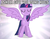 Size: 582x456 | Tagged: safe, edit, edited screencap, screencap, twilight sparkle, alicorn, pony, g4, magical mystery cure, bronybait, caption, female, hug, image macro, implied hugging, incoming hug, mare, solo, spread wings, twilight sparkle (alicorn), wings