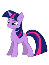 Size: 1600x2133 | Tagged: safe, artist:darkanima270, twilight sparkle, pony, g4, female, simple background, solo, suspicious, transparent background, vector