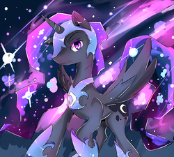 Size: 2400x2162 | Tagged: dead source, safe, artist:inkytophat, nightmare moon, alicorn, pony, g4, female, solo