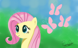 Size: 1920x1200 | Tagged: safe, artist:phoenixdash, fluttershy, pony, g4, female, solo