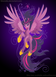 Size: 949x1299 | Tagged: safe, artist:hinoraito, twilight sparkle, alicorn, pony, g4, female, mare, twilight sparkle (alicorn)