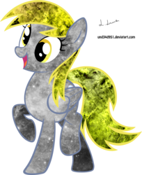 Size: 2200x2690 | Tagged: safe, artist:und34d951, derpy hooves, pegasus, pony, g4, female, mare, simple background, solo, space, transparent background