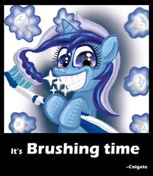 Size: 2408x2756 | Tagged: safe, artist:ja0822ck, minuette, pony, g4, brushie, female, solo, teeth