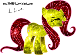 Size: 1500x1081 | Tagged: safe, artist:und34d951, fluttershy, pony, g4, female, solo, space