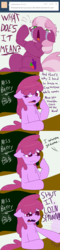Size: 750x3148 | Tagged: safe, artist:skoon, berry punch, berryshine, cheerilee, ruby pinch, earth pony, pony, oh dat cheerilee, g4, c-section, crying, female, swapped cutie marks