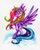 Size: 799x1000 | Tagged: safe, artist:peachpalette, oc, oc only, oc:heart throb, oc:sydamen syke, alicorn, pony, alicorn oc, cloud, female, finnish, mare, pencil drawing, rearing, solo