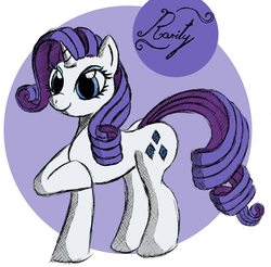 Size: 1169x1151 | Tagged: safe, artist:malamol, rarity, pony, g4, female, solo