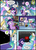 Size: 714x1000 | Tagged: safe, artist:spainfischer, applejack, derpy hooves, fluttershy, pinkie pie, princess celestia, rarity, spike, twilight sparkle, alicorn, pony, unicorn, g4, magical mystery cure, ascension realm, buffering, comic, concave belly, copyright, duo, ears back, ethereal mane, female, floppy ears, frown, hasbro, loading, mare, music notes, princess celestia's special princess making dimension, singing, slender, thin, unicorn twilight, void, youtube