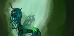 Size: 1272x628 | Tagged: dead source, safe, artist:nsslayer, queen chrysalis, changeling, changeling queen, g4, female, solo