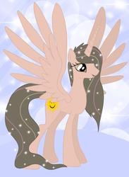 Size: 600x818 | Tagged: safe, artist:tellab, oc, oc only, alicorn, pony, alicorn oc, nicole oliver, voice actor