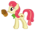 Size: 6514x5694 | Tagged: safe, artist:solusjbj, apple bumpkin, earth pony, pony, g4, absurd resolution, apple family member, candy apple, female, mare, simple background, solo, transparent, transparent background, vector