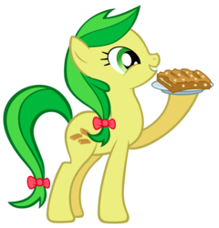Size: 6152x6418 | Tagged: safe, artist:solusjbj, apple fritter, earth pony, pony, g4, absurd resolution, apple family member, apple fritter (food), female, simple background, solo, transparent, transparent background, vector