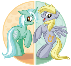 Size: 400x375 | Tagged: safe, artist:xkappax, derpy hooves, pegasus, pony, g4, female, mare, swapped cutie marks