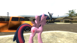 Size: 1280x720 | Tagged: safe, twilight sparkle, alicorn, pony, g4, magical mystery cure, alicorn drama, ellis, female, funny, gmod, left 4 dead 2, mare, spy, spy (tf2), team fortress 2, twilight sparkle (alicorn)